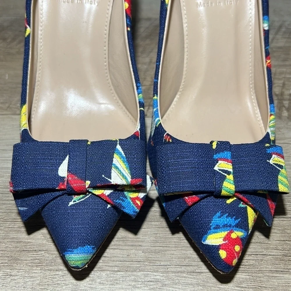 J.Crew Collection Ratti Regatta Bow Sailboat Heels